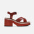 323297 sandales charline rouge